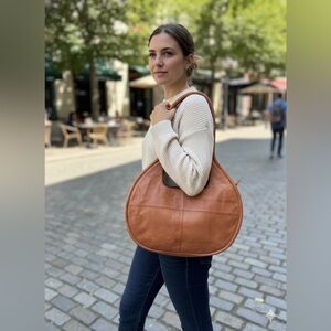 Brown Sheep Leather Bag